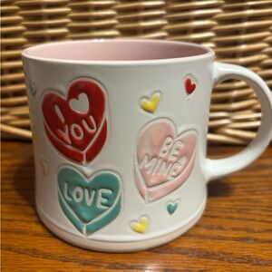 Spectrum Designz Shiny Embossed Valentine Mug 16 oz